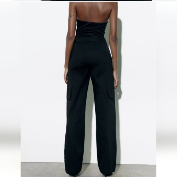 Zara Cargo Jumpsuit - Picture 4 of 6